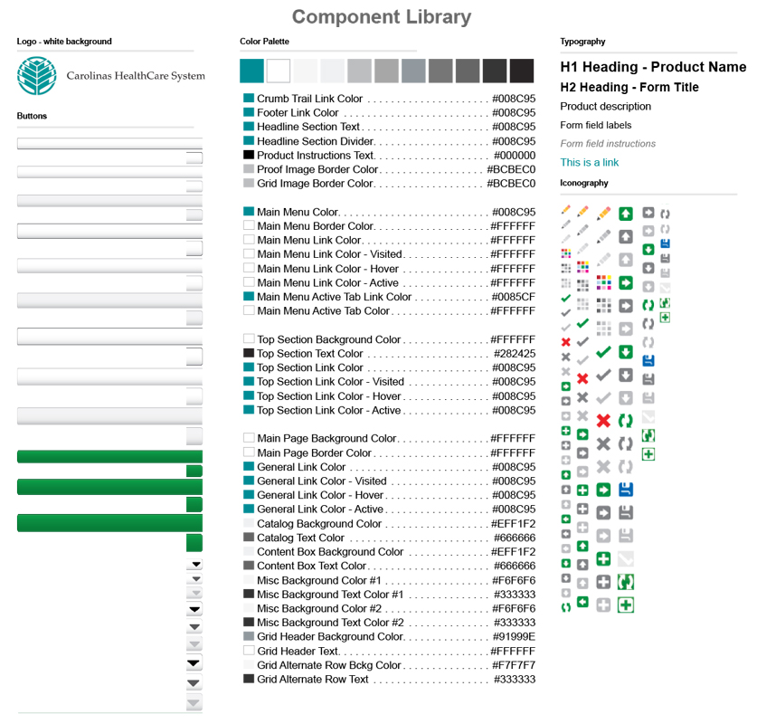 CHS ResourceONE component library